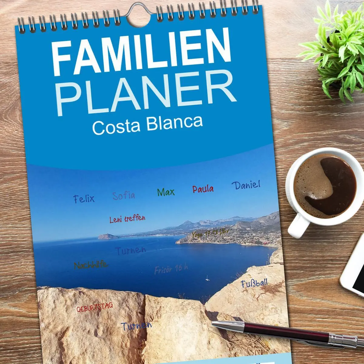 Bild: 9783516505825 | Familienplaner 2026 - Costa Blanca. Schroffe Felsen und...