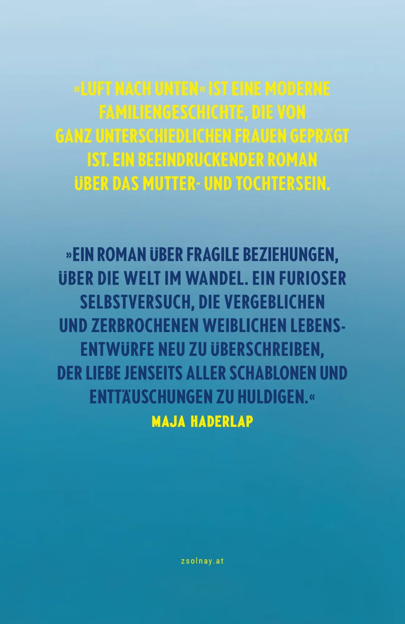Bild: 9783552075825 | Luft nach unten | Roman | Tamara ¿Tajner | Buch | 336 S. | Deutsch