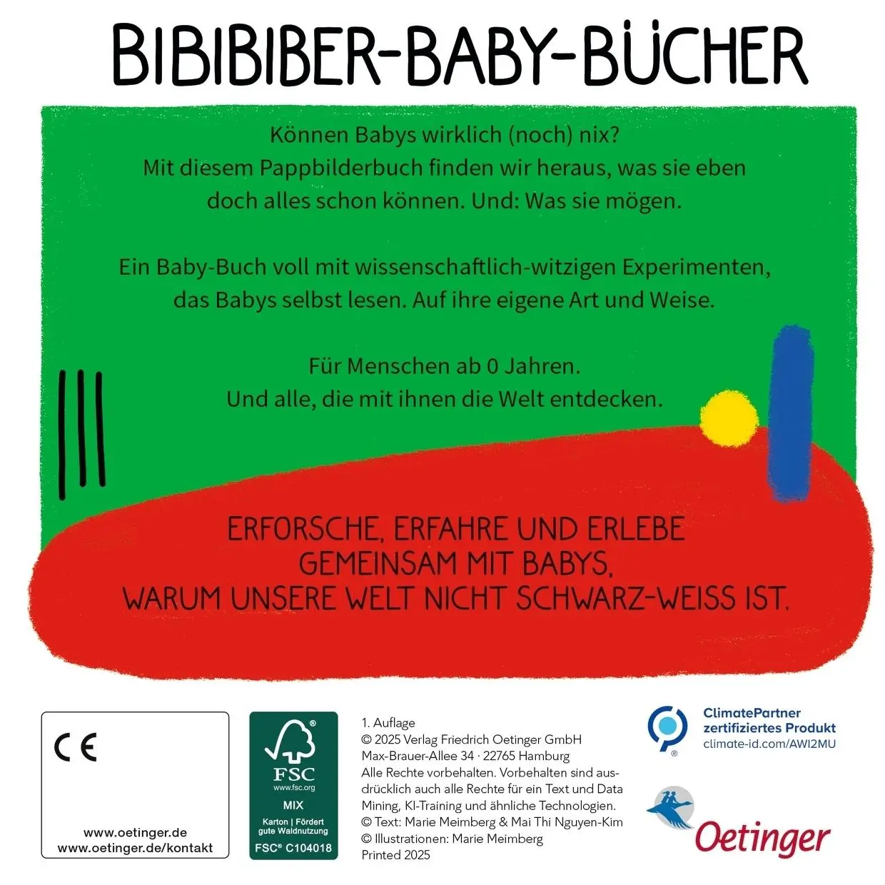 Rückseite: 9783751205825 | BiBiBiber hat da mal 'ne Frage. Warum können Babys nix? Farbe &amp;...