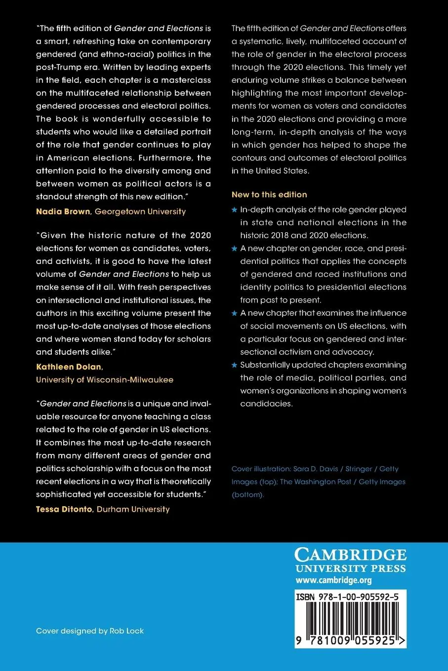 Rückseite: 9781009055925 | Gender and Elections | Susan J. Carroll (u. a.) | Taschenbuch | 2021
