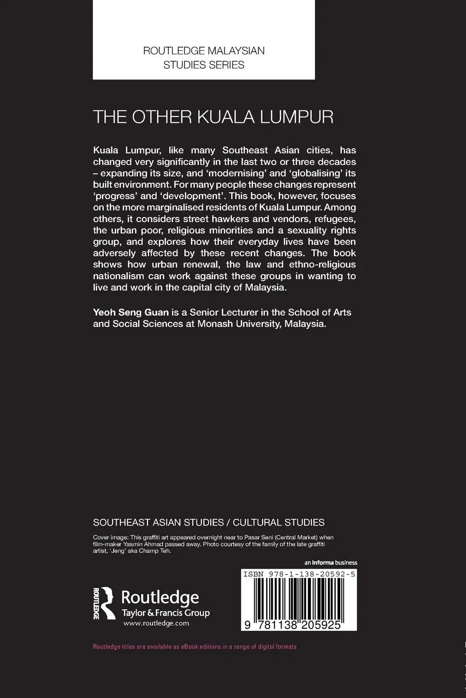 Rückseite: 9781138205925 | The Other Kuala Lumpur | Yeoh Seng Guan | Taschenbuch | Englisch