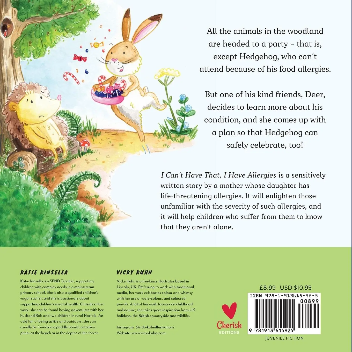 Rückseite: 9781913615925 | I Can't Have That, I Have Allergies | Katie Kinsella | Taschenbuch
