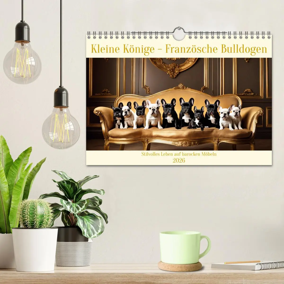 Bild: 9783457335925 | Kleine Könige - Französische Bulldoggen (Wandkalender 2026 DIN A4...