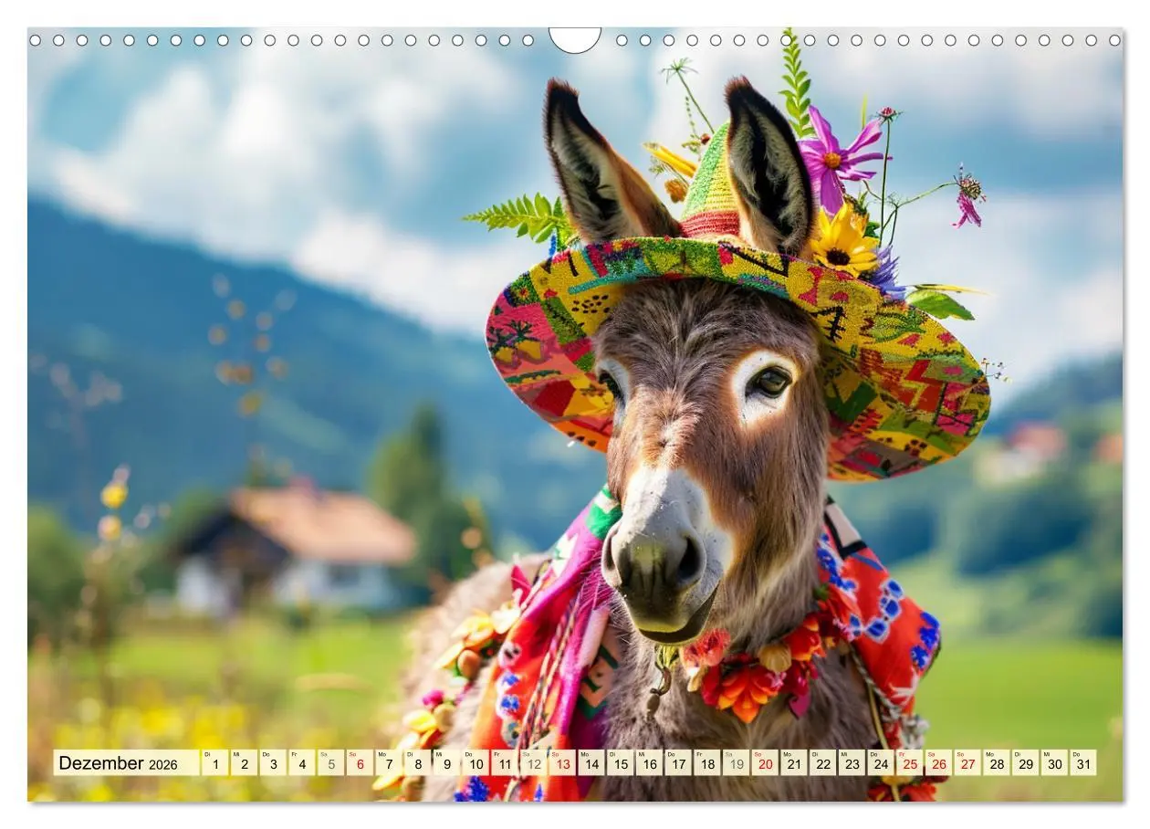 Bild: 9783457405925 | Esel mit Hut! Blumige Eleganz für ein modisches Märchen...