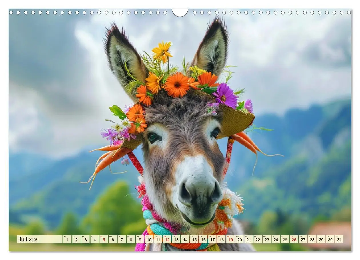 Bild: 9783457405925 | Esel mit Hut! Blumige Eleganz für ein modisches Märchen...