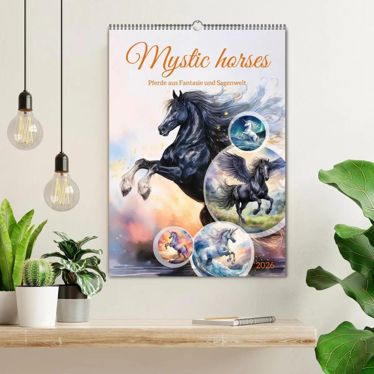 Bild: 9783457645925 | Mystic horses - Pferde aus Fantasie und Sagenwelt (Wandkalender...