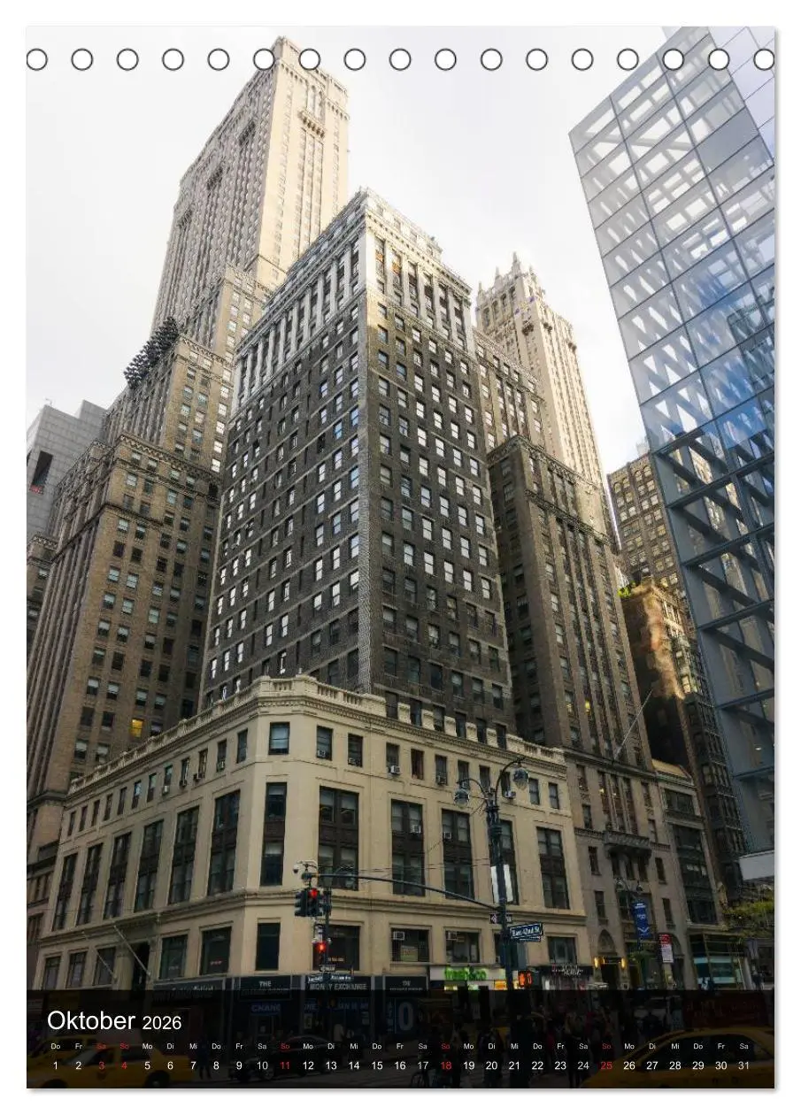 Bild: 9783516425925 | New York Wolkenkratzer (Tischkalender 2026 DIN A5 hoch), CALVENDO...