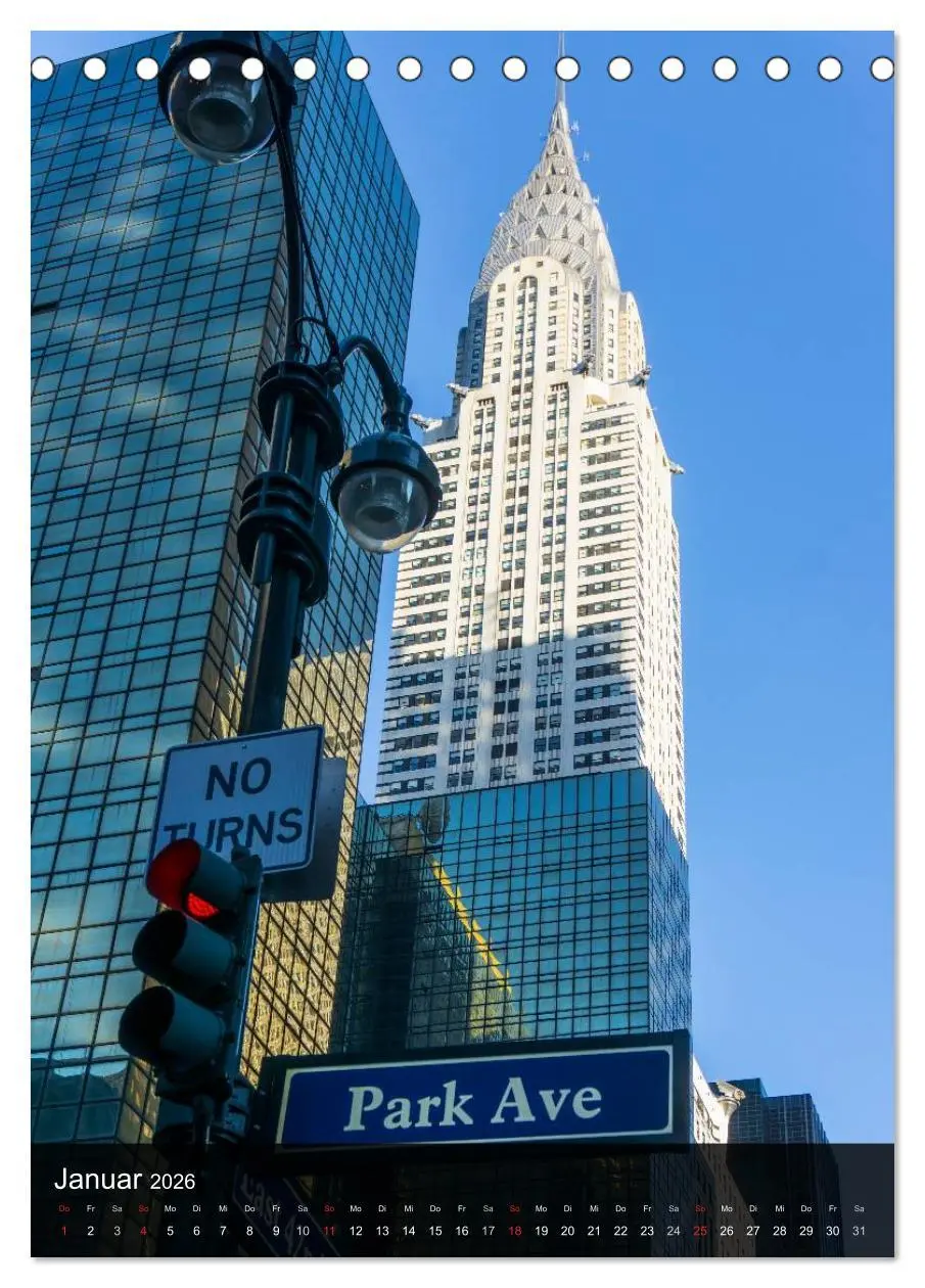 Bild: 9783516425925 | New York Wolkenkratzer (Tischkalender 2026 DIN A5 hoch), CALVENDO...