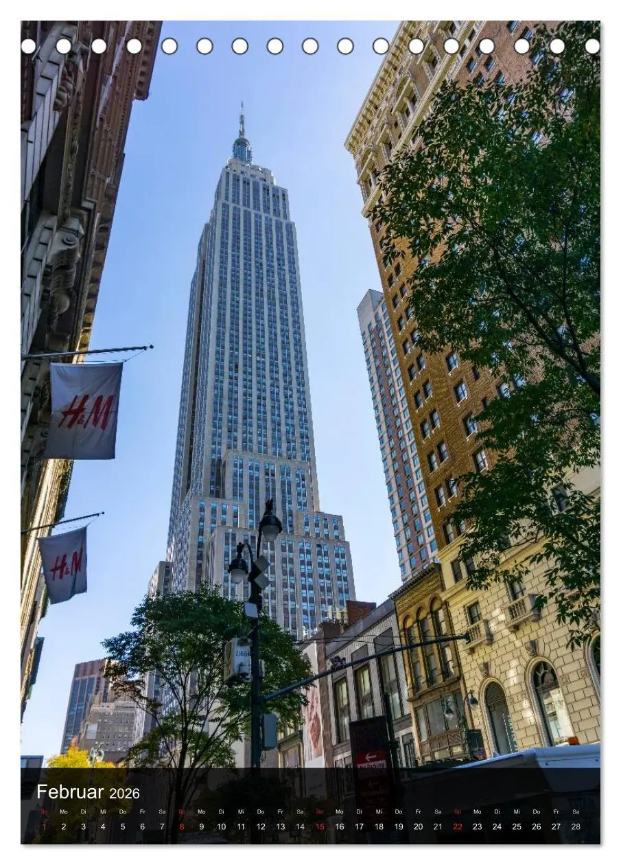 Bild: 9783516425925 | New York Wolkenkratzer (Tischkalender 2026 DIN A5 hoch), CALVENDO...