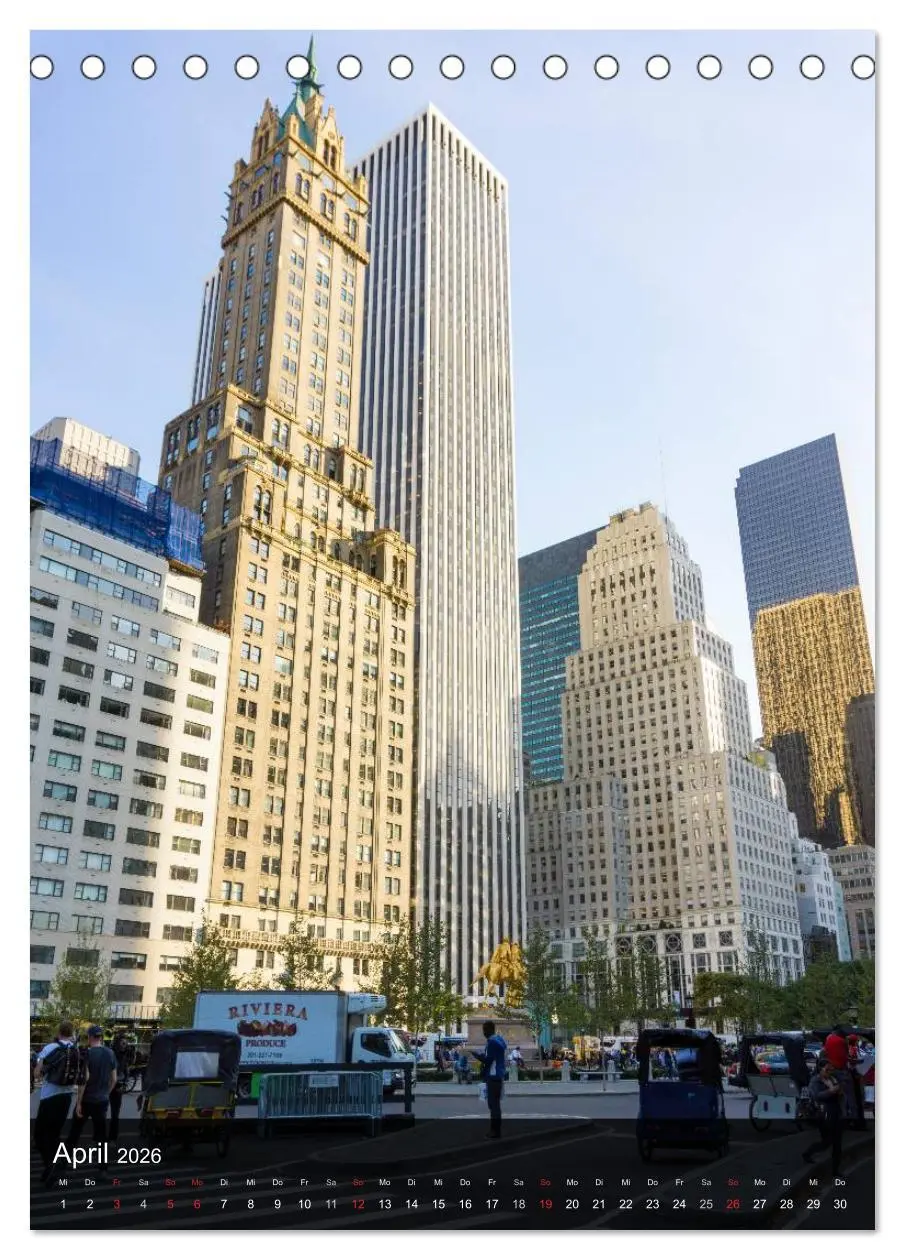 Bild: 9783516425925 | New York Wolkenkratzer (Tischkalender 2026 DIN A5 hoch), CALVENDO...