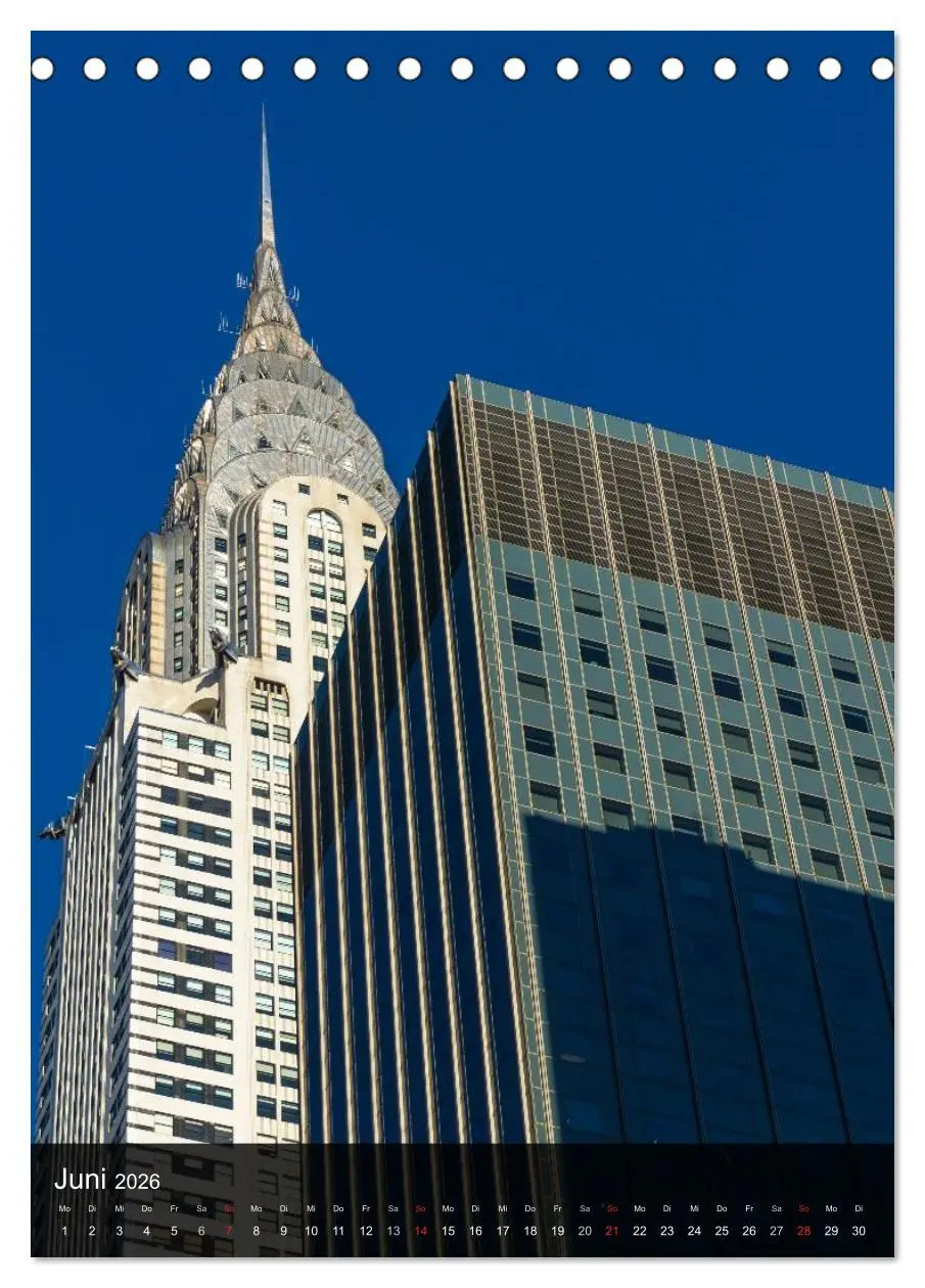 Bild: 9783516425925 | New York Wolkenkratzer (Tischkalender 2026 DIN A5 hoch), CALVENDO...
