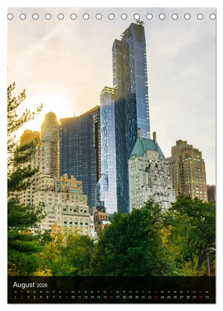 Bild: 9783516425925 | New York Wolkenkratzer (Tischkalender 2026 DIN A5 hoch), CALVENDO...