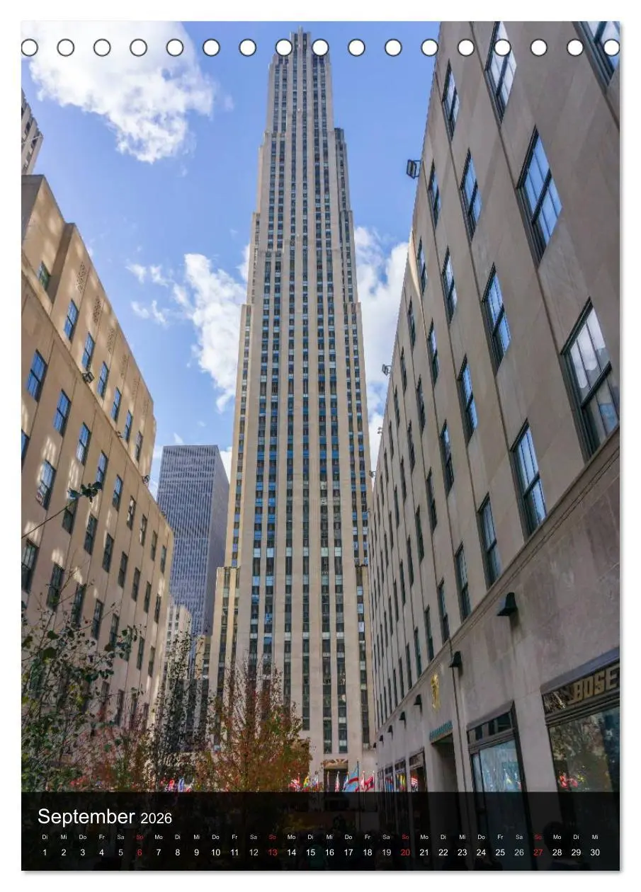 Bild: 9783516425925 | New York Wolkenkratzer (Tischkalender 2026 DIN A5 hoch), CALVENDO...