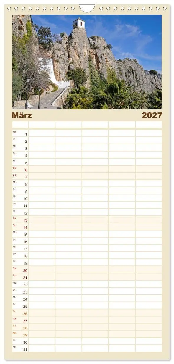 Bild: 9783594335925 | Familienplaner 2027 - Costa Blanca - Spaniens weiße Küste mit 5...