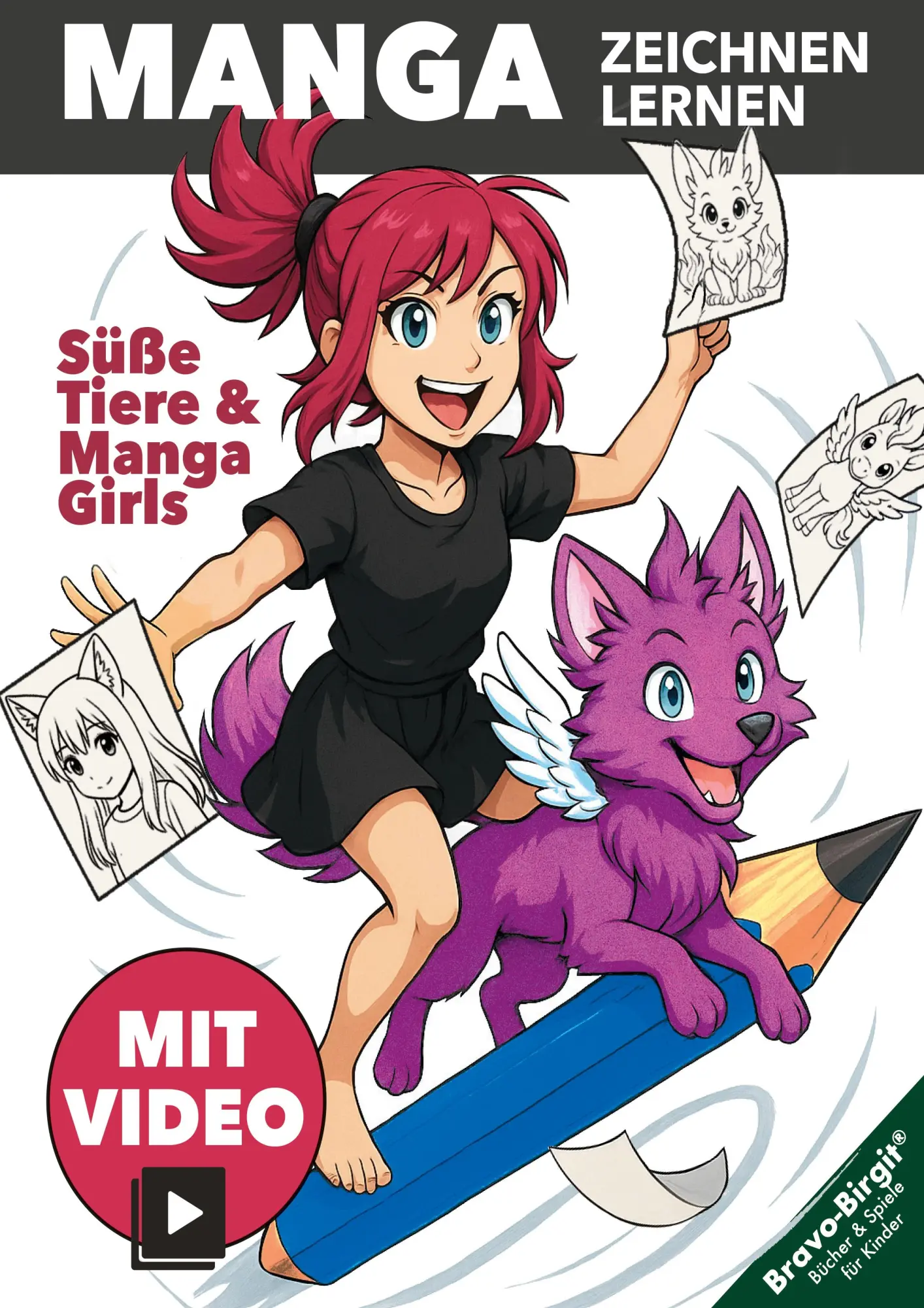 Cover: 9783691045925 | Manga zeichnen lernen für Anfänger - Kinder ab 8 Jahren | Birgit Bravo
