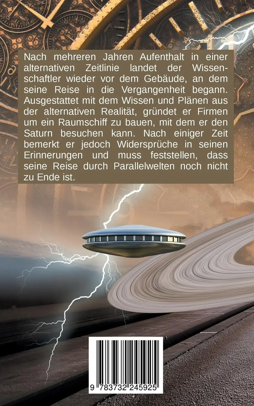 Rückseite: 9783732245925 | Zeitstrom | Die Ringe des Saturn | Helmut Schröder | Taschenbuch