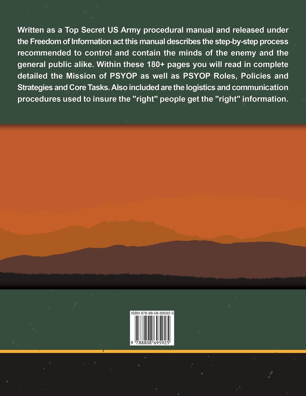 Rückseite: 9788808695925 | Psyop | U. S. Army | Taschenbuch | Paperback | Englisch | 2021