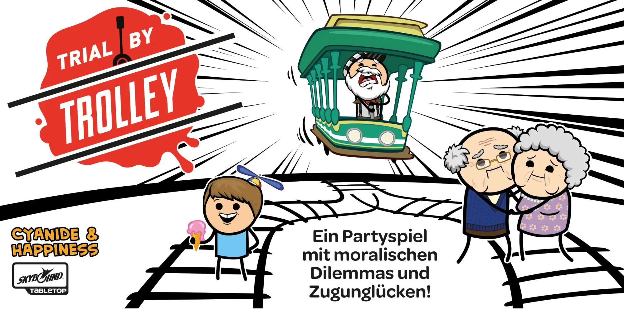 Cover: 3558380076025 | Trial by Trolley | Scott Houser | Spiel | LDGD0003 | Deutsch | 2020