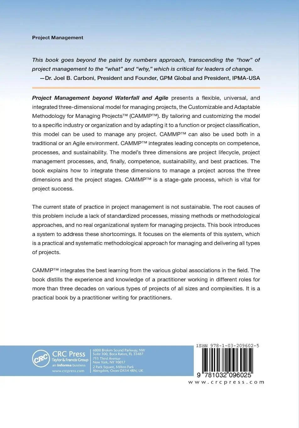 Rückseite: 9781032096025 | Project Management beyond Waterfall and Agile | Mounir Ajam | Buch