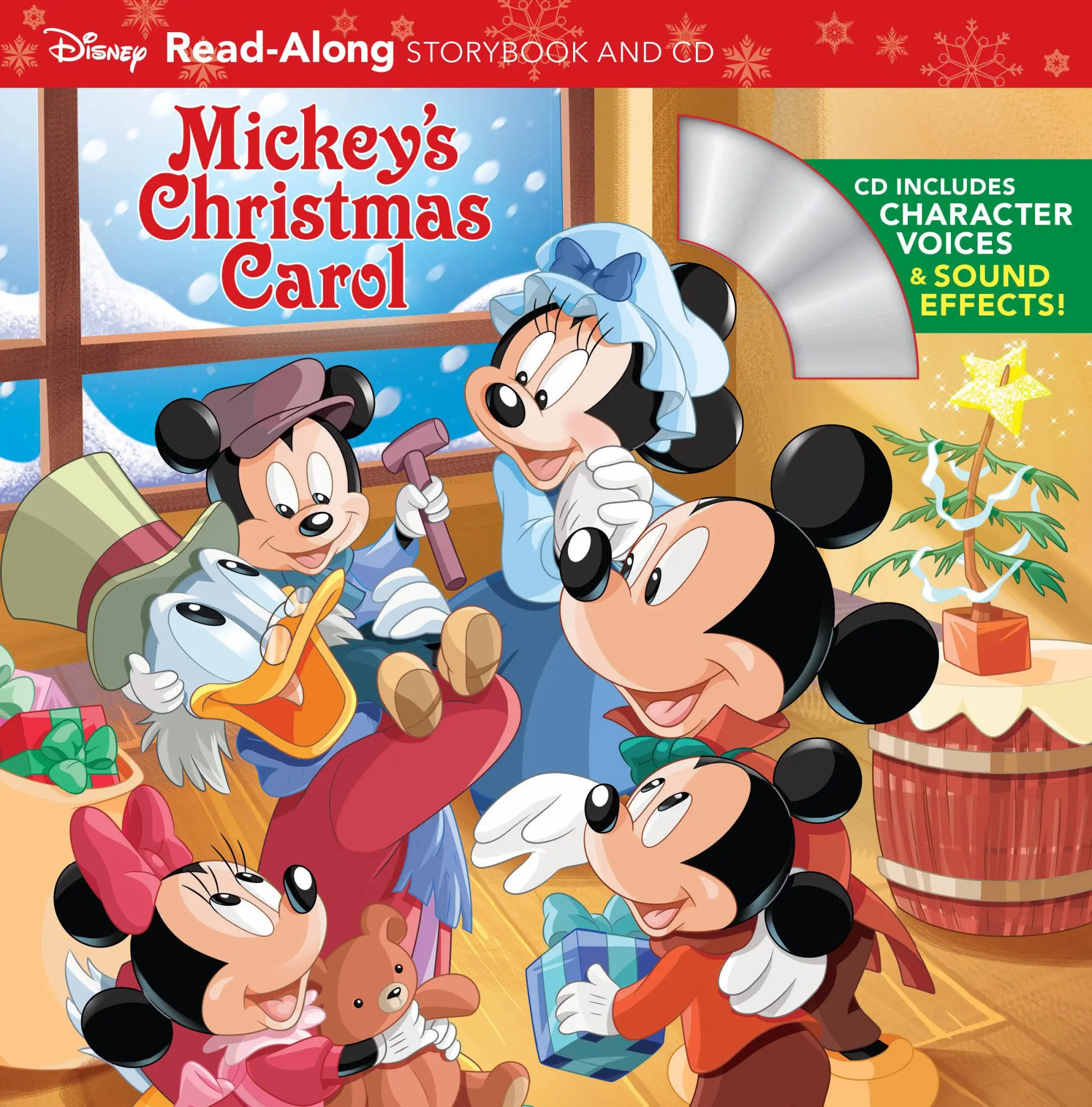 Cover: 9781368016025 | Mickey's Christmas Carol Readalong Storybook and CD | Disney Books