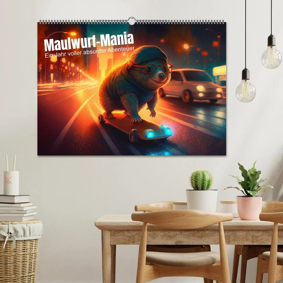 Bild: 9783457536025 | Maulwurf Mania Ein Jahr voller absurder Abenteuer (Wandkalender...