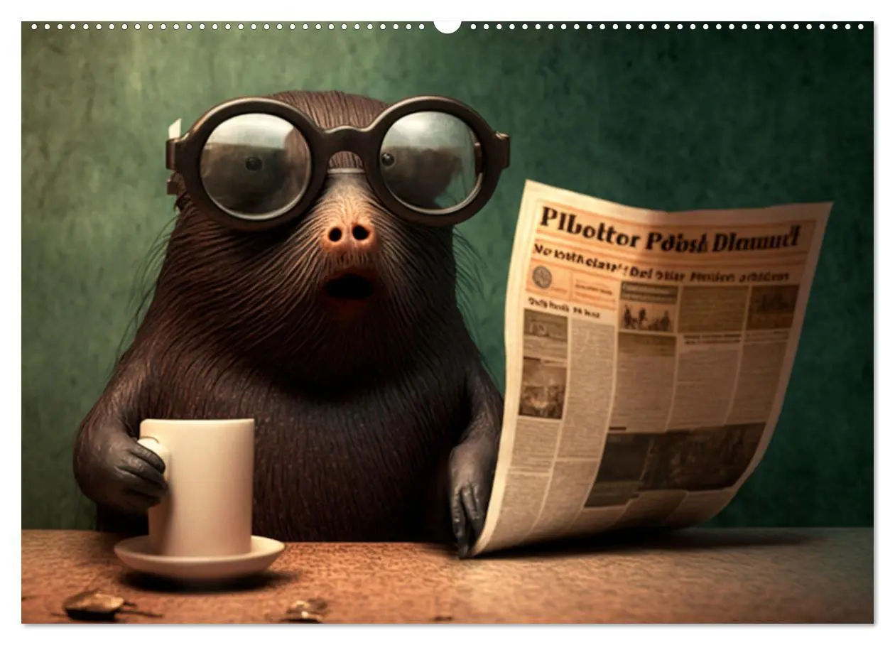 Bild: 9783457536025 | Maulwurf Mania Ein Jahr voller absurder Abenteuer (Wandkalender...