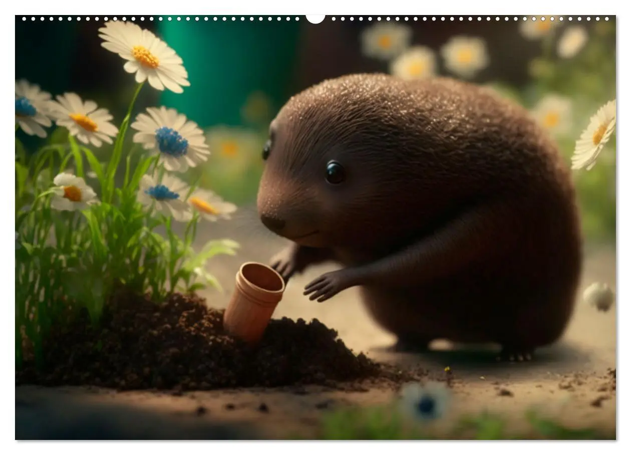 Bild: 9783457536025 | Maulwurf Mania Ein Jahr voller absurder Abenteuer (Wandkalender...