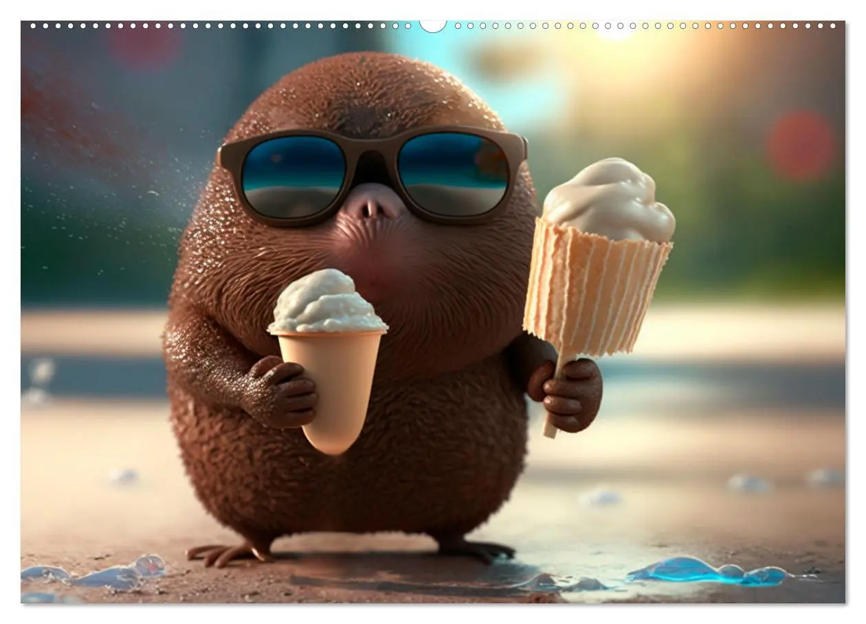 Bild: 9783457536025 | Maulwurf Mania Ein Jahr voller absurder Abenteuer (Wandkalender...