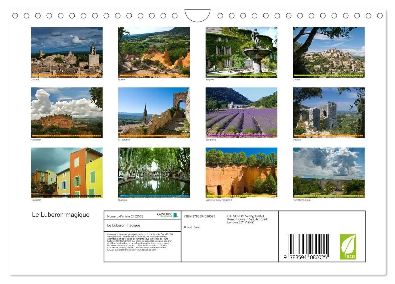 Bild: 9783594086025 | Le Luberon magique (Calendrier mural 2027 DIN A4 vertical),...