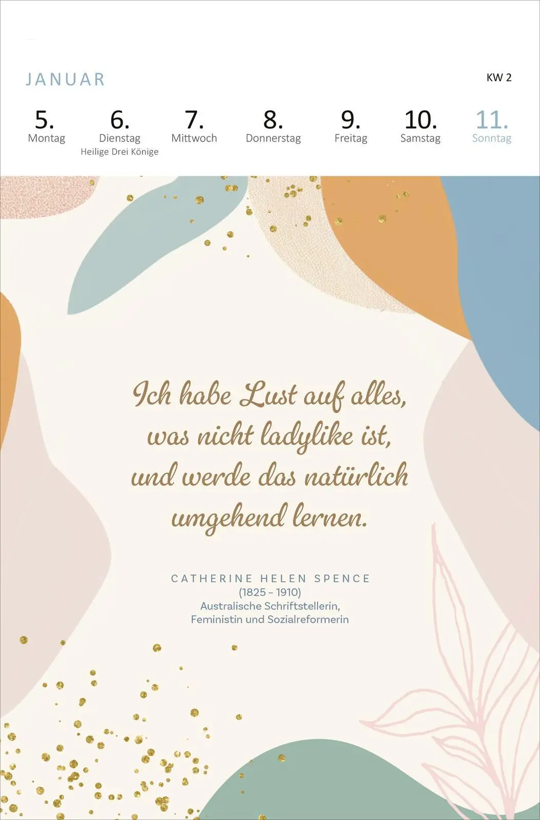 Bild: 4014489136125 | Wochenkalender Kluge Frauen, die die Welt und uns inspirieren 2026