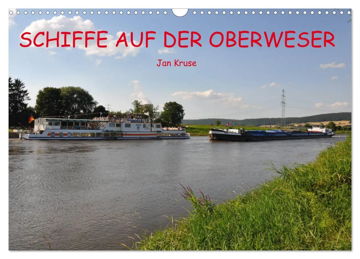 Cover: 9783457906125 | Schiffe auf der Oberweser (Wandkalender 2026 DIN A3 quer), CALVENDO...