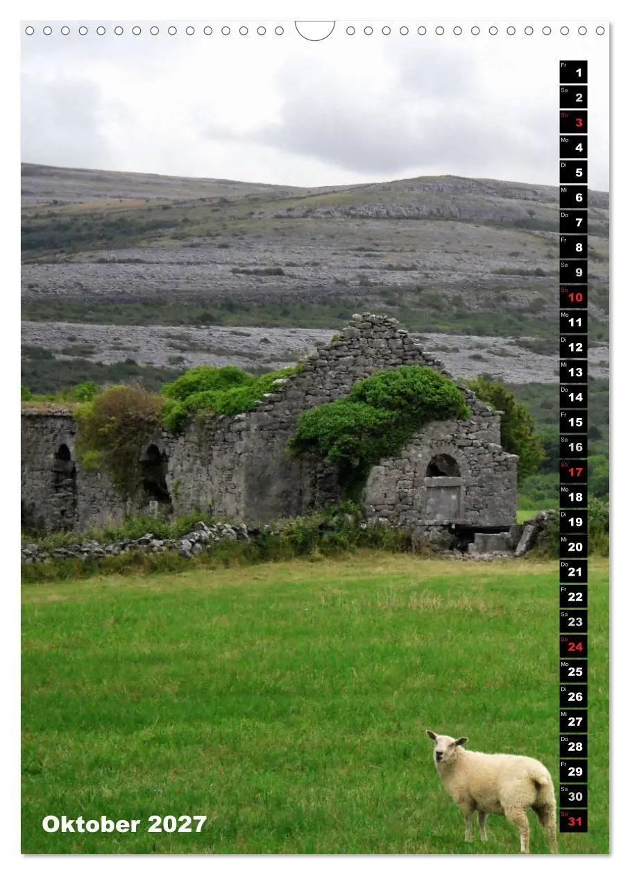 Bild: 9783594216125 | Traumhaftes Irland (Wandkalender 2027 DIN A3 hoch), CALVENDO...