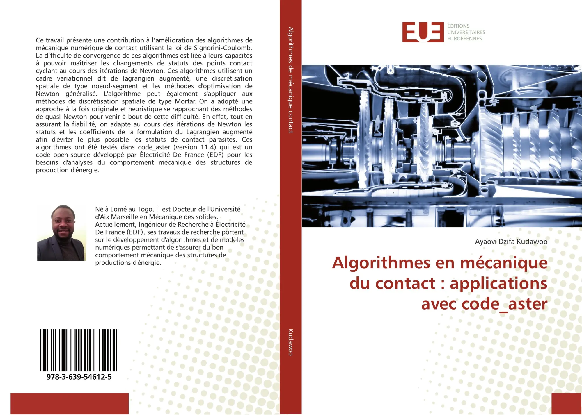 Cover: 9783639546125 | Algorithmes en mécanique du contact : applications avec code_aster