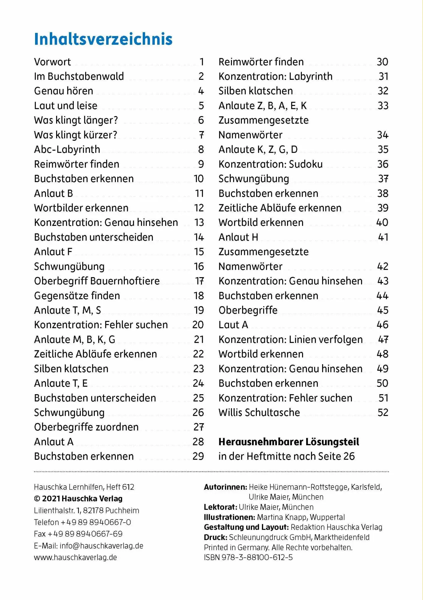 Bild: 9783881006125 | Vorschule: Sprache entdecken | Ulrike Maier (u. a.) | Broschüre | 2009