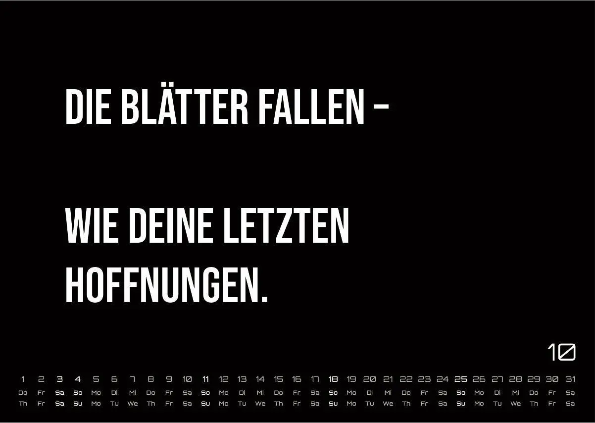 Bild: 9783986736125 | DEMOTIVATION 2026 - dein demotivierender Begleiter - Kalender DIN A3