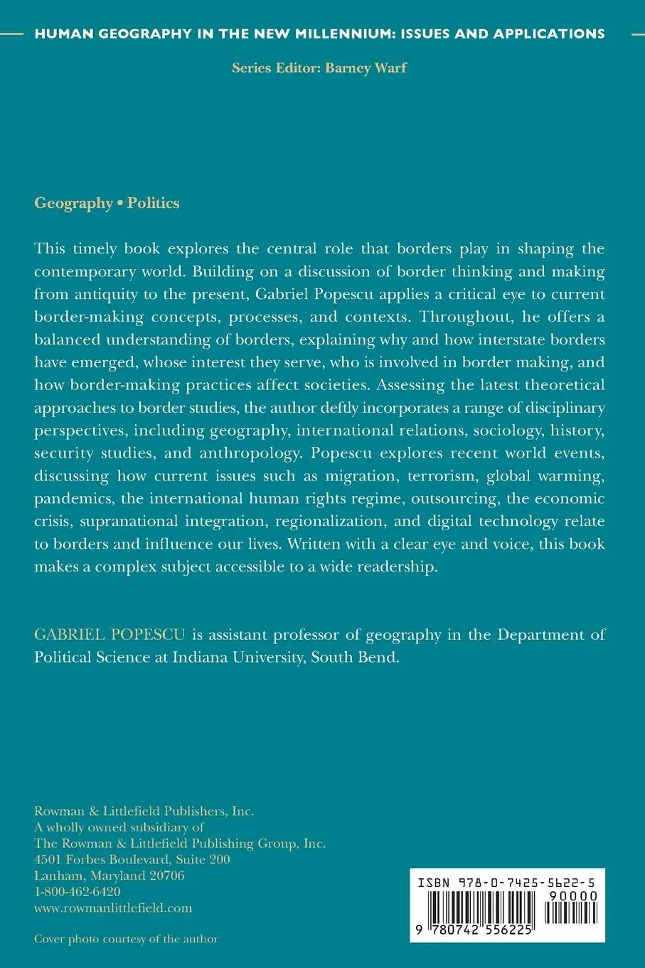 Rückseite: 9780742556225 | Bordering and Ordering the Twenty-first Century | Gabriel Popescu