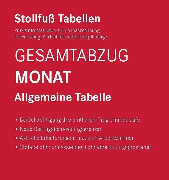 Tabelle, Gesamtabzug 2022 Monat Sonderausgabe Juni 2022
