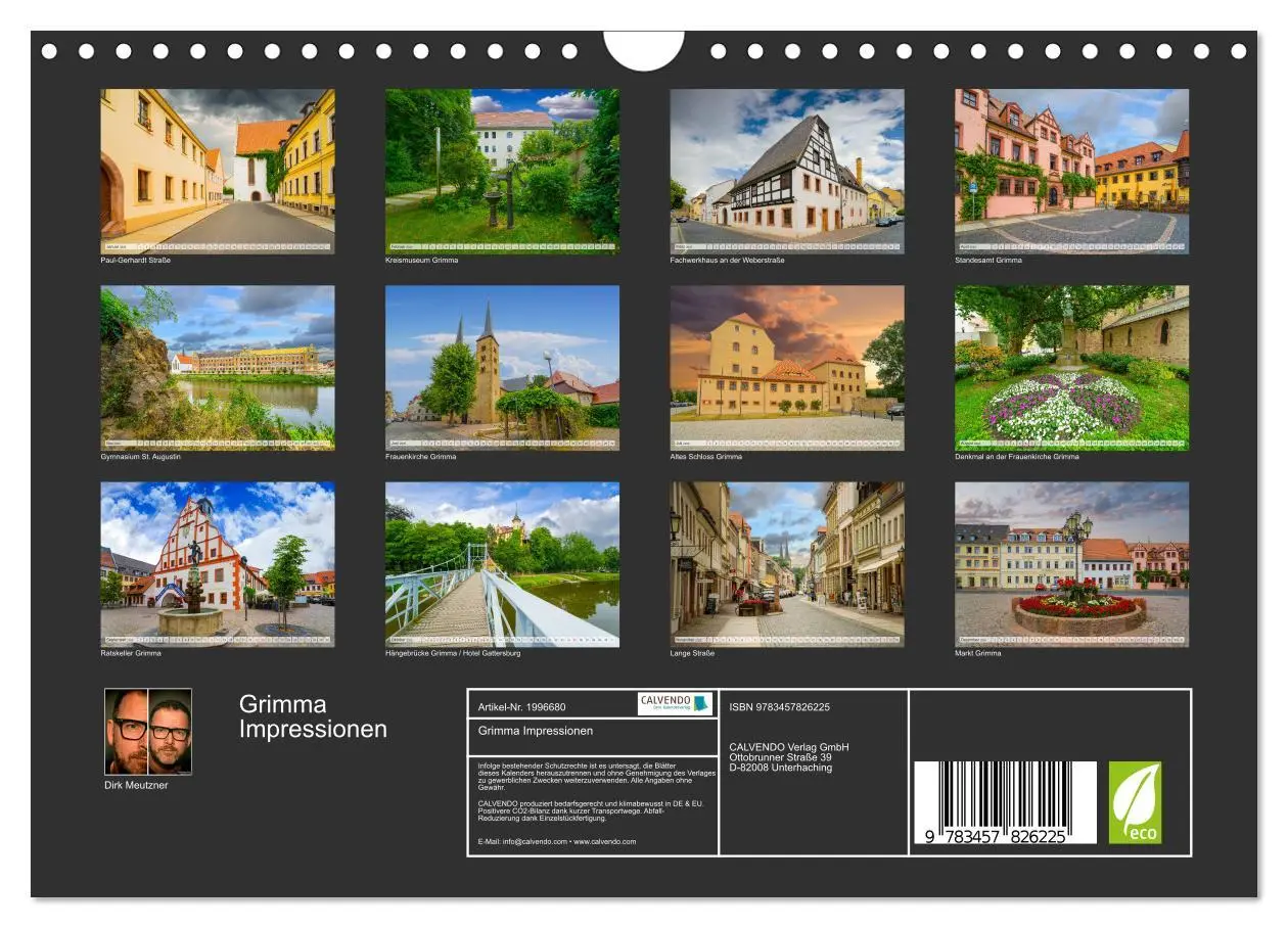 Bild: 9783457826225 | Grimma Impressionen (Wandkalender 2026 DIN A4 quer), CALVENDO...