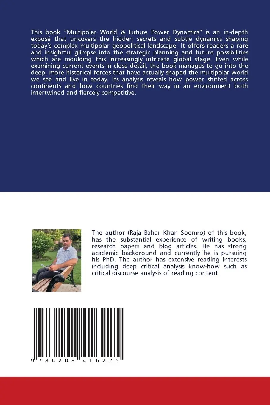 Rückseite: 9786208416225 | Multipolar World &amp; Future Power Dynamics | Raja Bahar Khan Soomro