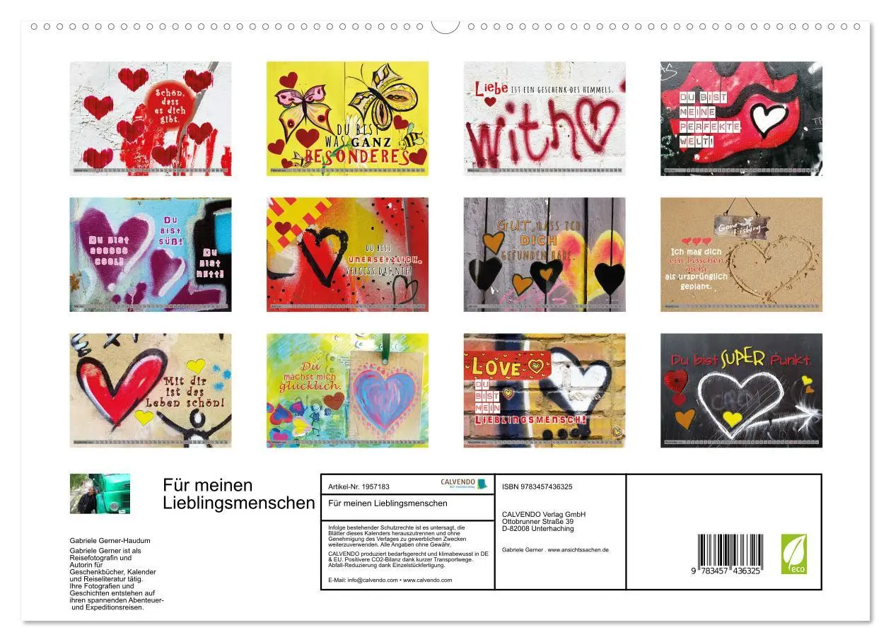 Bild: 9783457436325 | Für meinen Lieblingsmenschen (hochwertiger Premium Wandkalender...