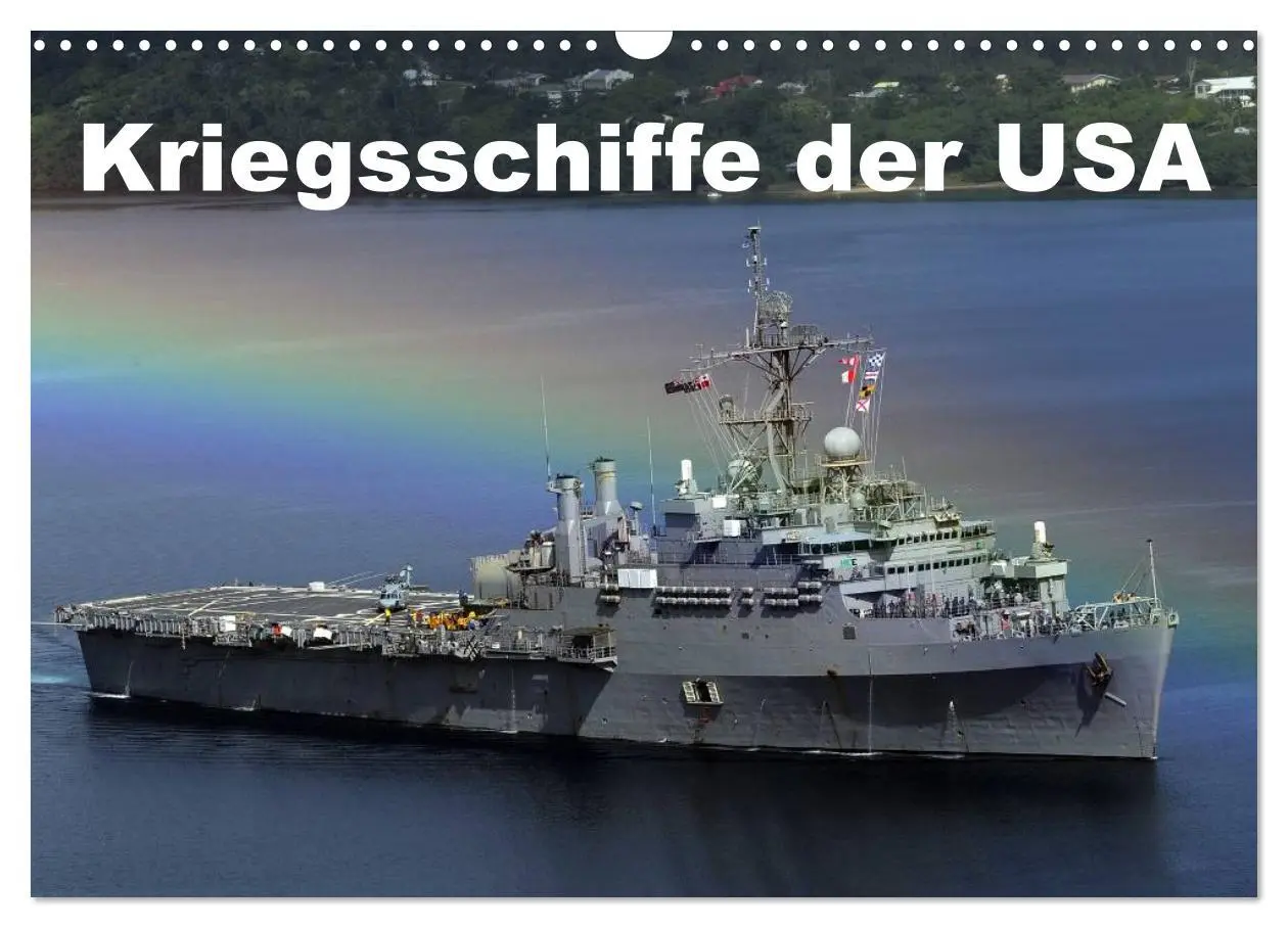 Cover: 9783516146325 | Kriegsschiffe der USA (Wandkalender 2026 DIN A3 quer), CALVENDO...