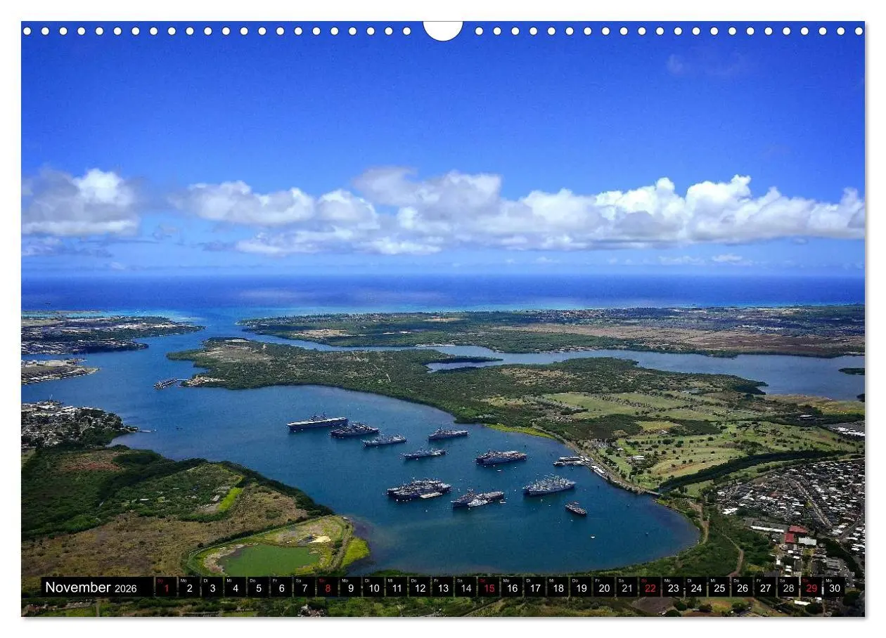 Bild: 9783516146325 | Kriegsschiffe der USA (Wandkalender 2026 DIN A3 quer), CALVENDO...