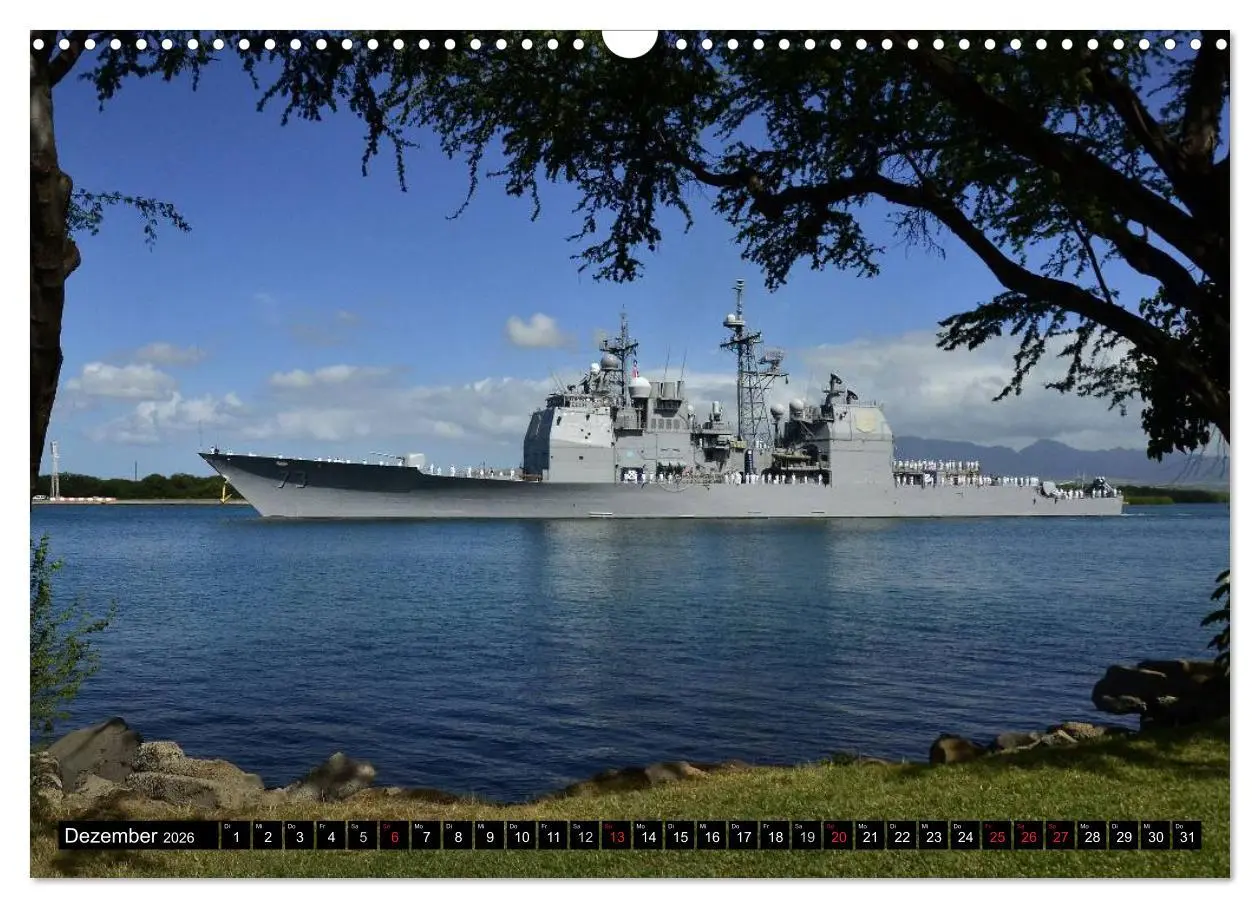 Bild: 9783516146325 | Kriegsschiffe der USA (Wandkalender 2026 DIN A3 quer), CALVENDO...