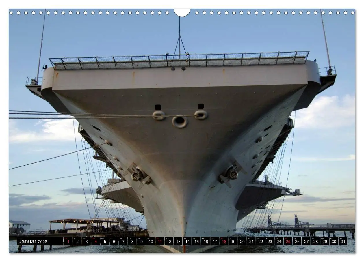 Bild: 9783516146325 | Kriegsschiffe der USA (Wandkalender 2026 DIN A3 quer), CALVENDO...