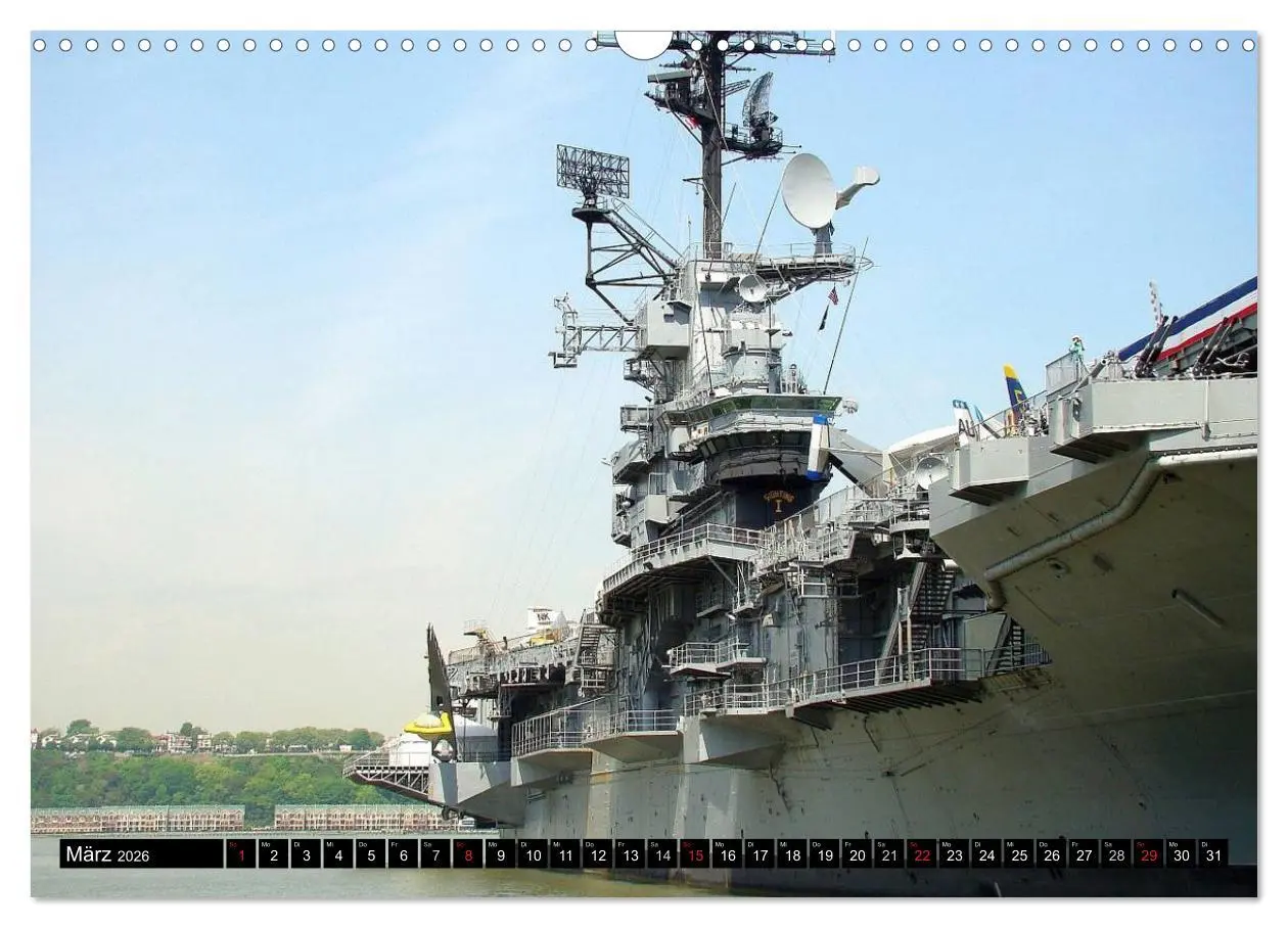 Bild: 9783516146325 | Kriegsschiffe der USA (Wandkalender 2026 DIN A3 quer), CALVENDO...