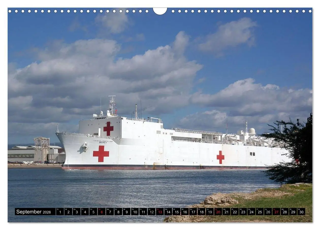 Bild: 9783516146325 | Kriegsschiffe der USA (Wandkalender 2026 DIN A3 quer), CALVENDO...