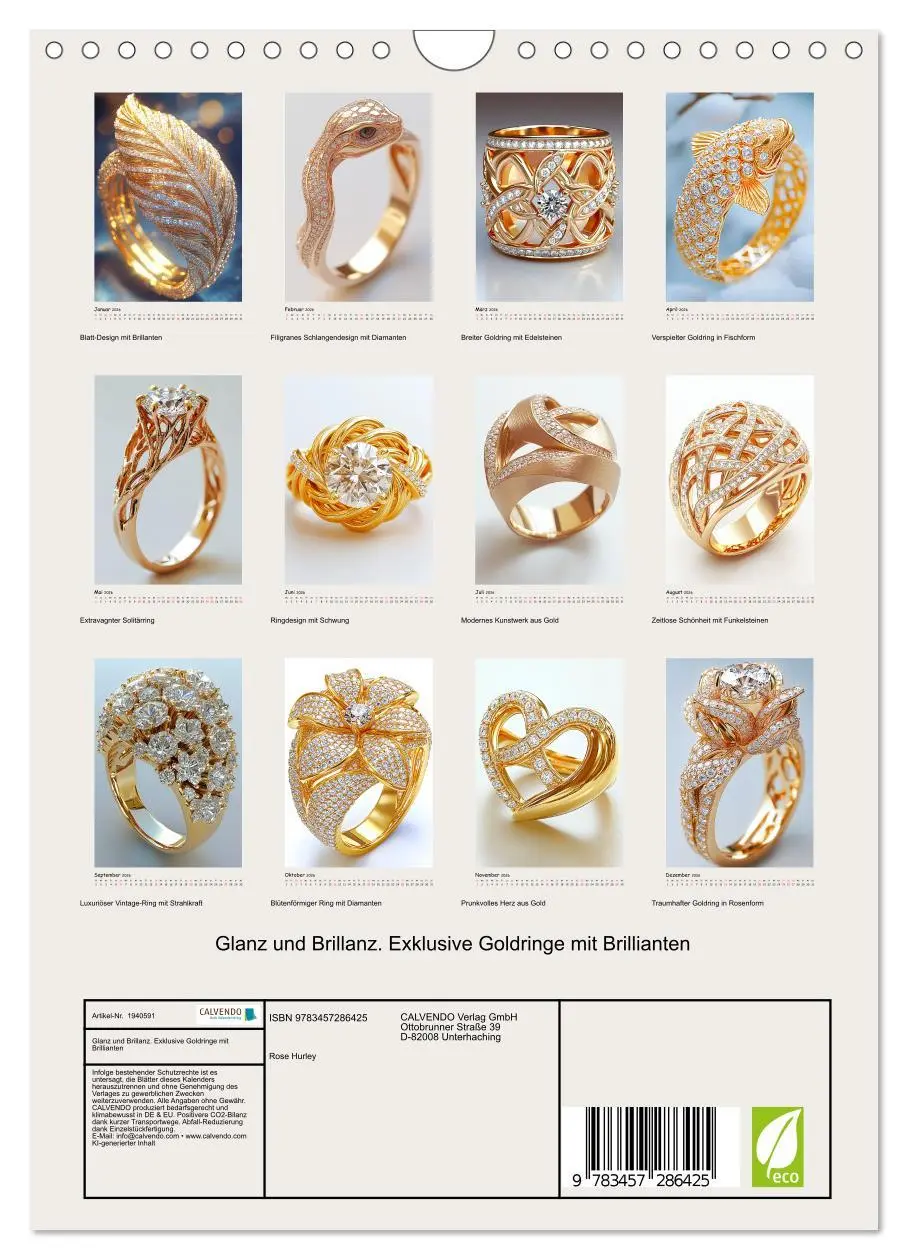 Bild: 9783457286425 | Glanz und Brillanz. Exklusive Goldringe mit Brillianten...