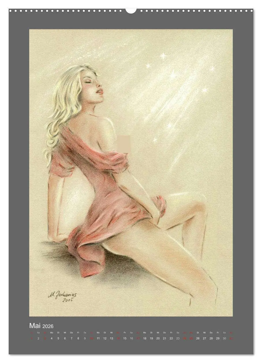 Bild: 9783516446425 | Erotische Malerei - Akt und Dessous (Wandkalender 2026 DIN A2...