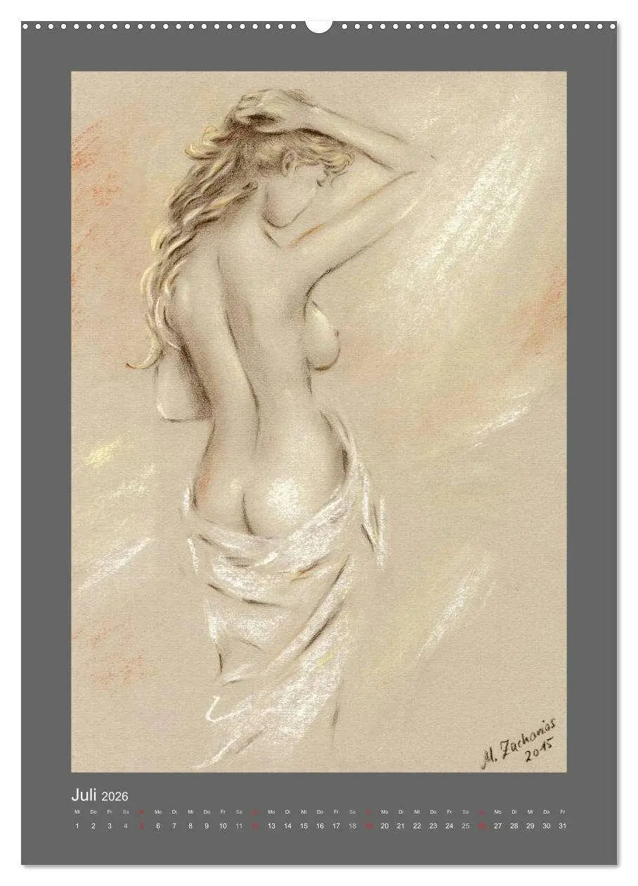 Bild: 9783516446425 | Erotische Malerei - Akt und Dessous (Wandkalender 2026 DIN A2...