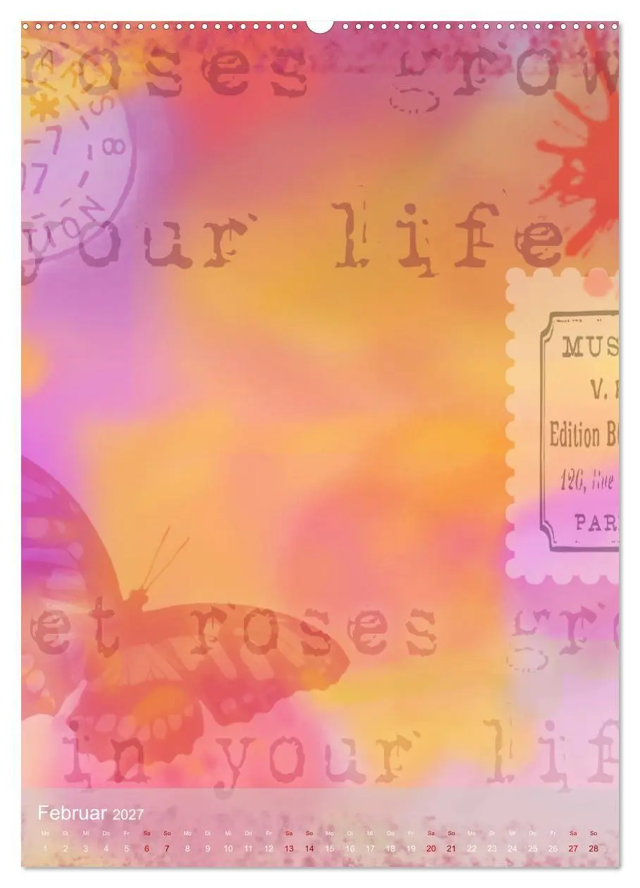 Bild: 9783569396425 | Der Scrapbook-Kalender:Fantasievolle Hintergründe zur kreativen...